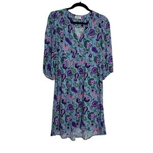 Anna Kay Multicolor Floral Short Dress